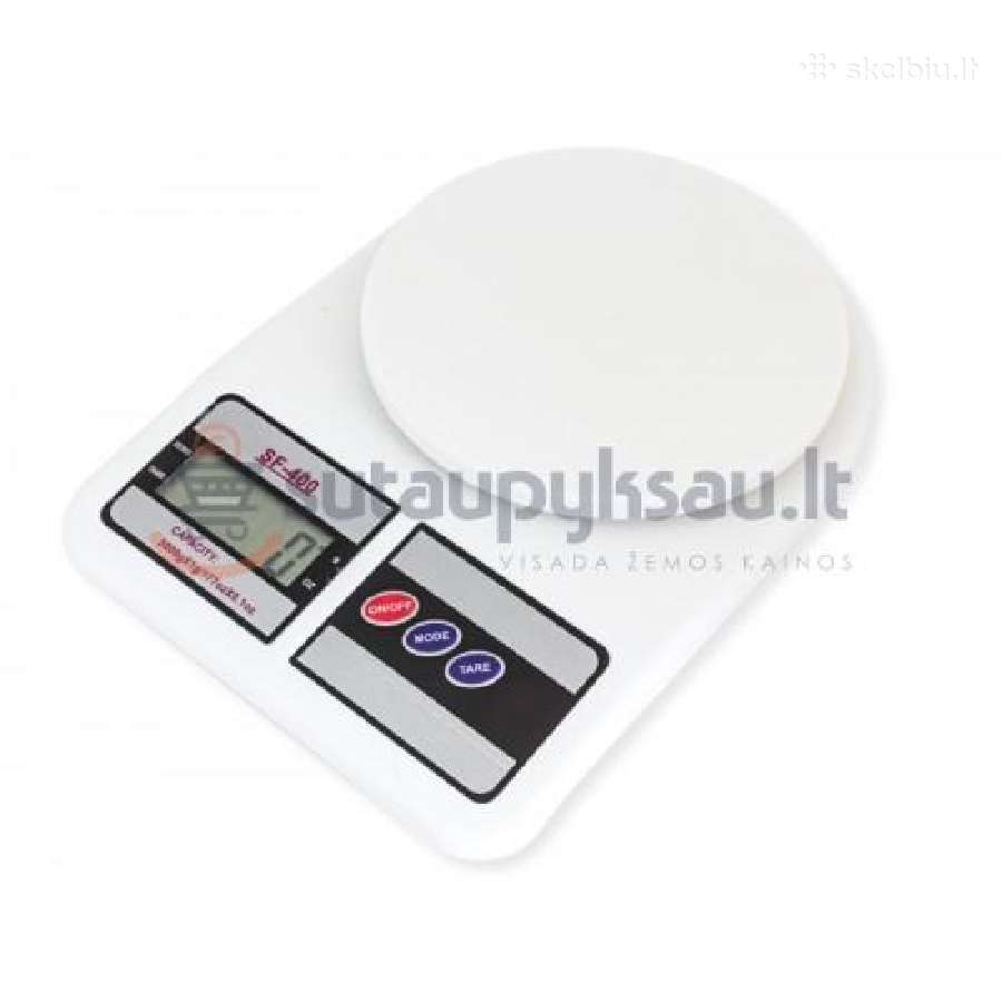 Elektroninės virtuvinės svarstyklės 5kg (8 rūšys) - nuotraukos Nr. 4