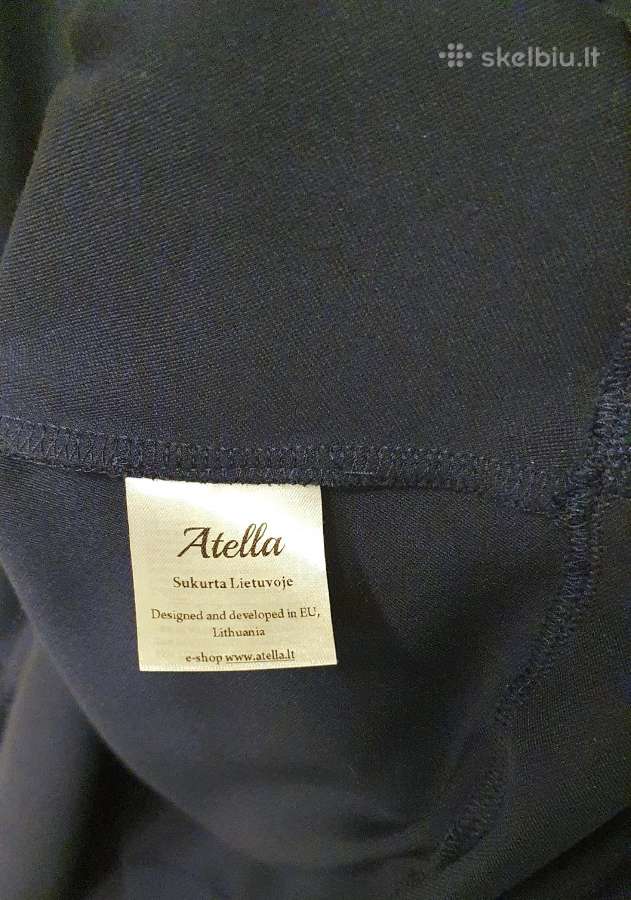Tamsiai mėlyna, nedėvėta, midi "Atella" suknelė - nuotraukos Nr. 7