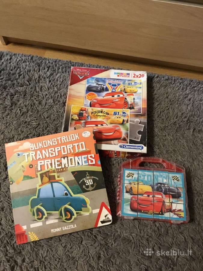 Knyga-3D dėlionės, Macvino kaladėlės ir puzlės