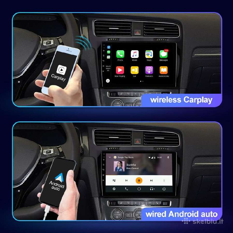 Volkswagen VW Golf 7 android multimedija - nuotraukos Nr. 9