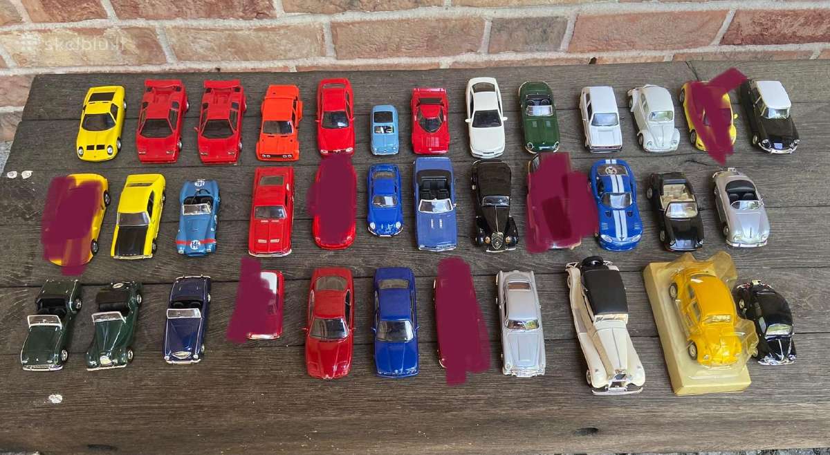 Modeliai 1:43 Porsche Vw Opel Fiat Alfa Fiat Lambo