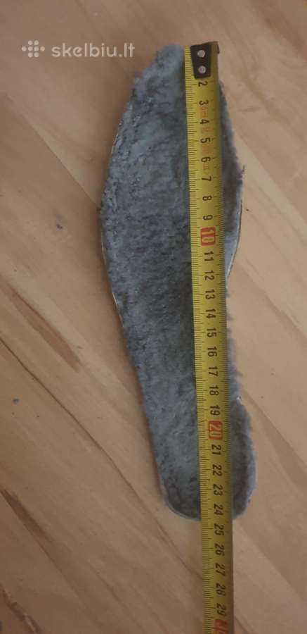 Juodi,odiniai su kailiu 38d - nuotraukos Nr. 6