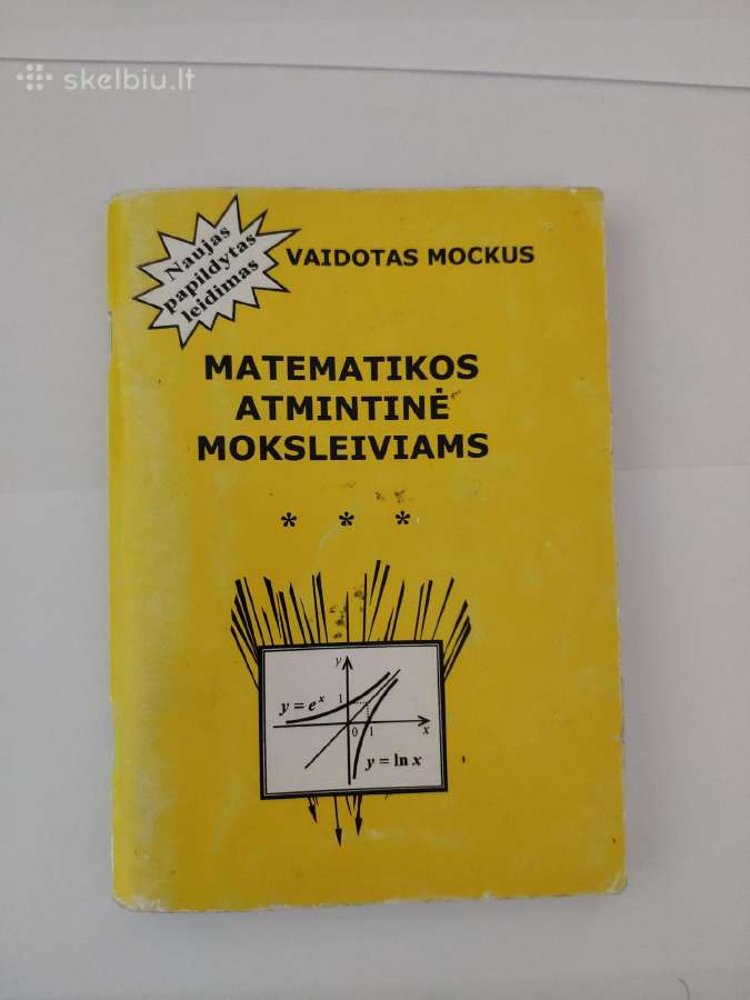 10-12 klasės matematikos knygos ruoštis egzaminams - nuotraukos Nr. 4