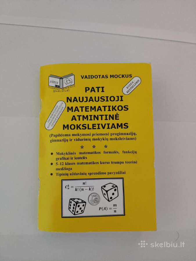 10-12 klasės matematikos knygos ruoštis egzaminams - nuotraukos Nr. 5