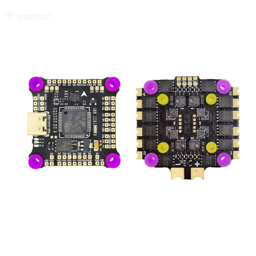 Nauji Hakrc F722 45a Stack (fc + esc) 30x30mm - nuotraukos Nr. 5