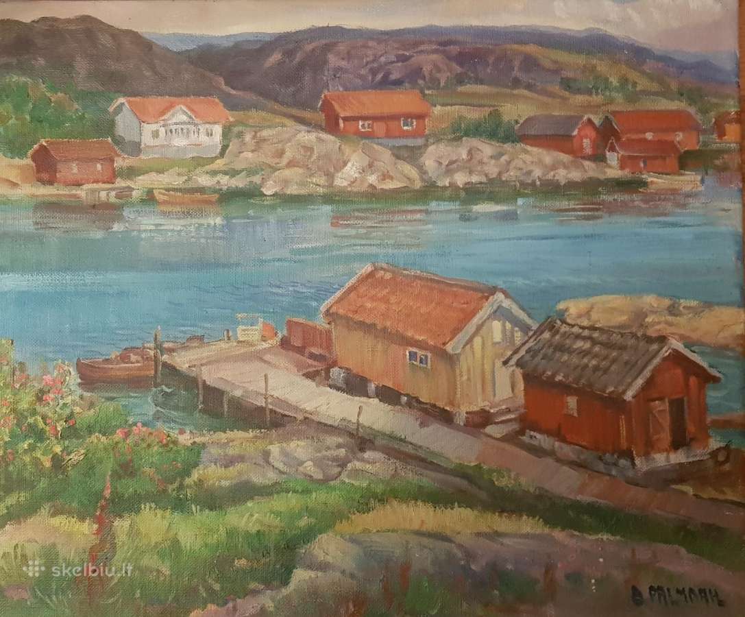 Paveikslas švediškas peizažas