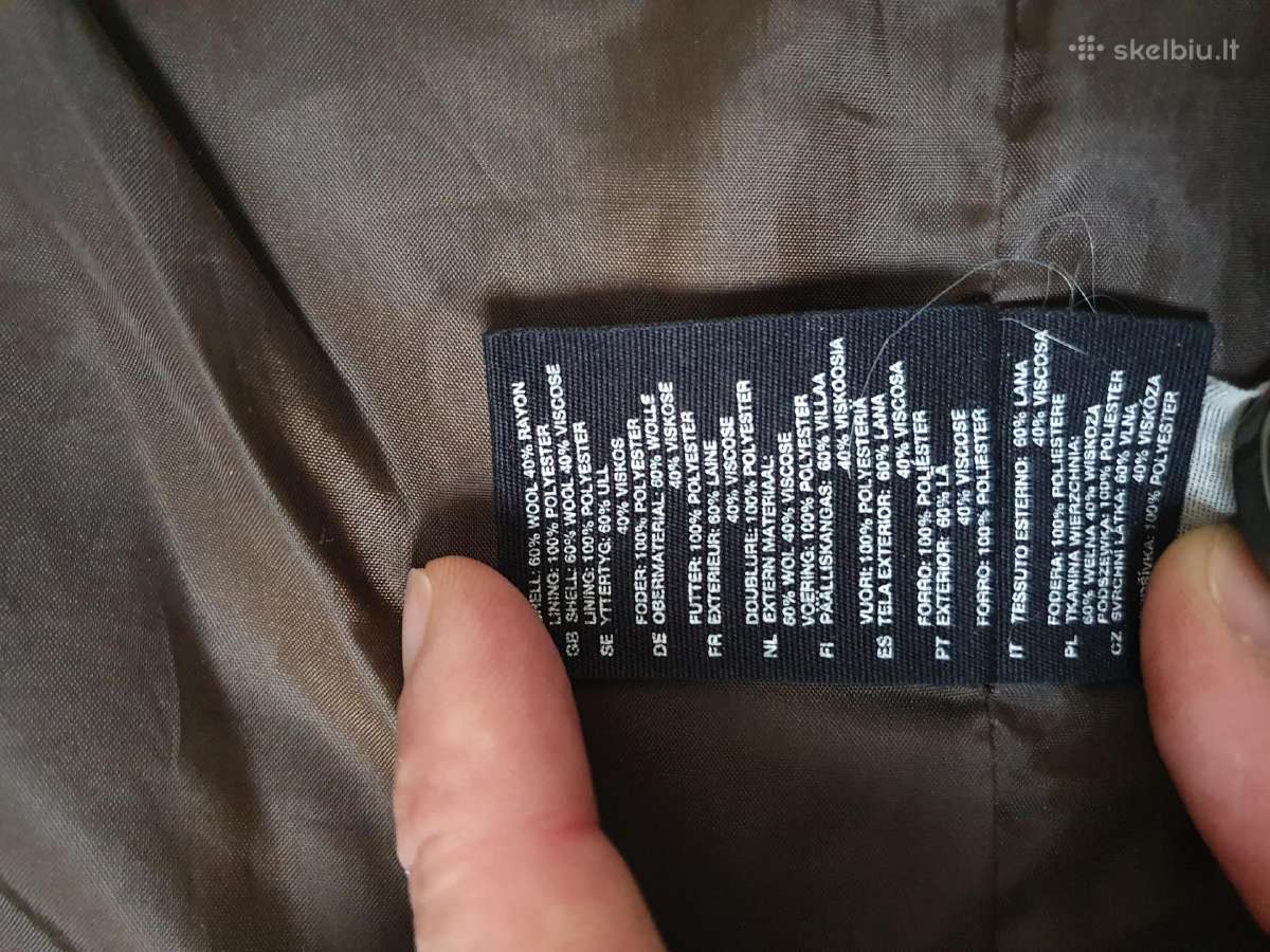 H&m stilingas rudas vyriškas paltas - nuotraukos Nr. 4