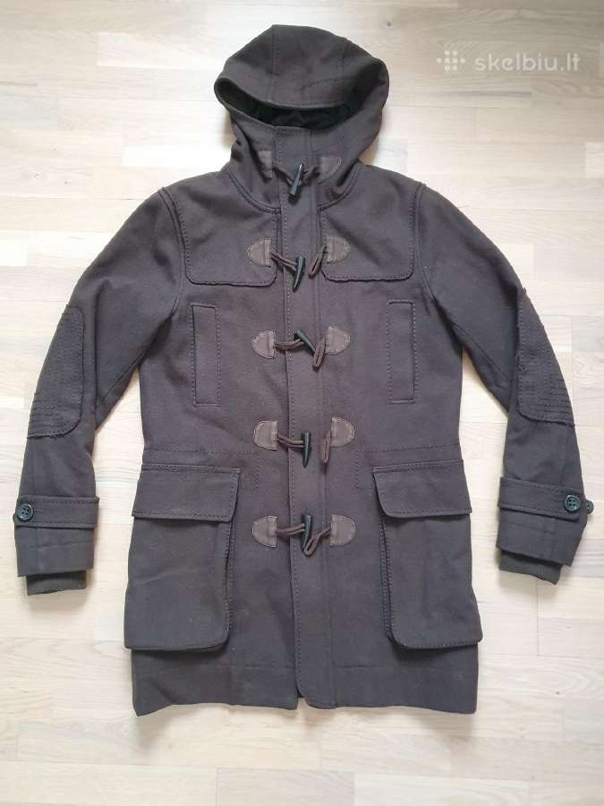 H&m stilingas rudas vyriškas paltas