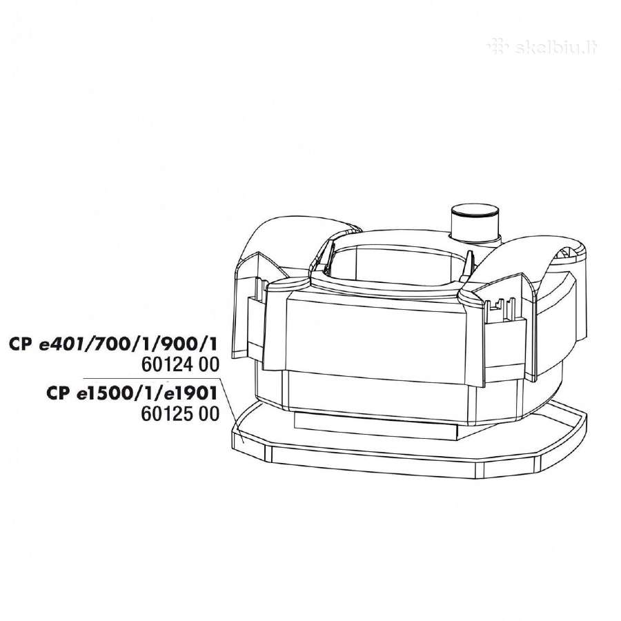 Jbl Cristalprofi e1501 filtro galvos tarpinė - nuotraukos Nr. 2