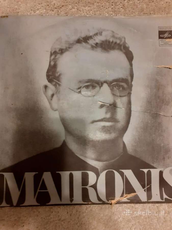 Viniline plokštelė Maironis