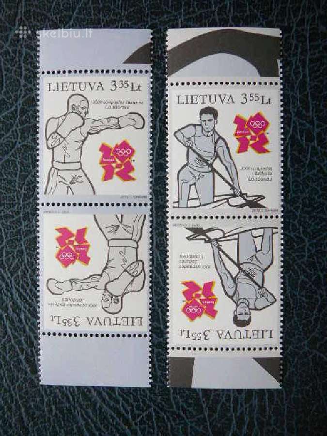 Olimpines vasaros Lietuva 2012 Mnh lit1108/9t