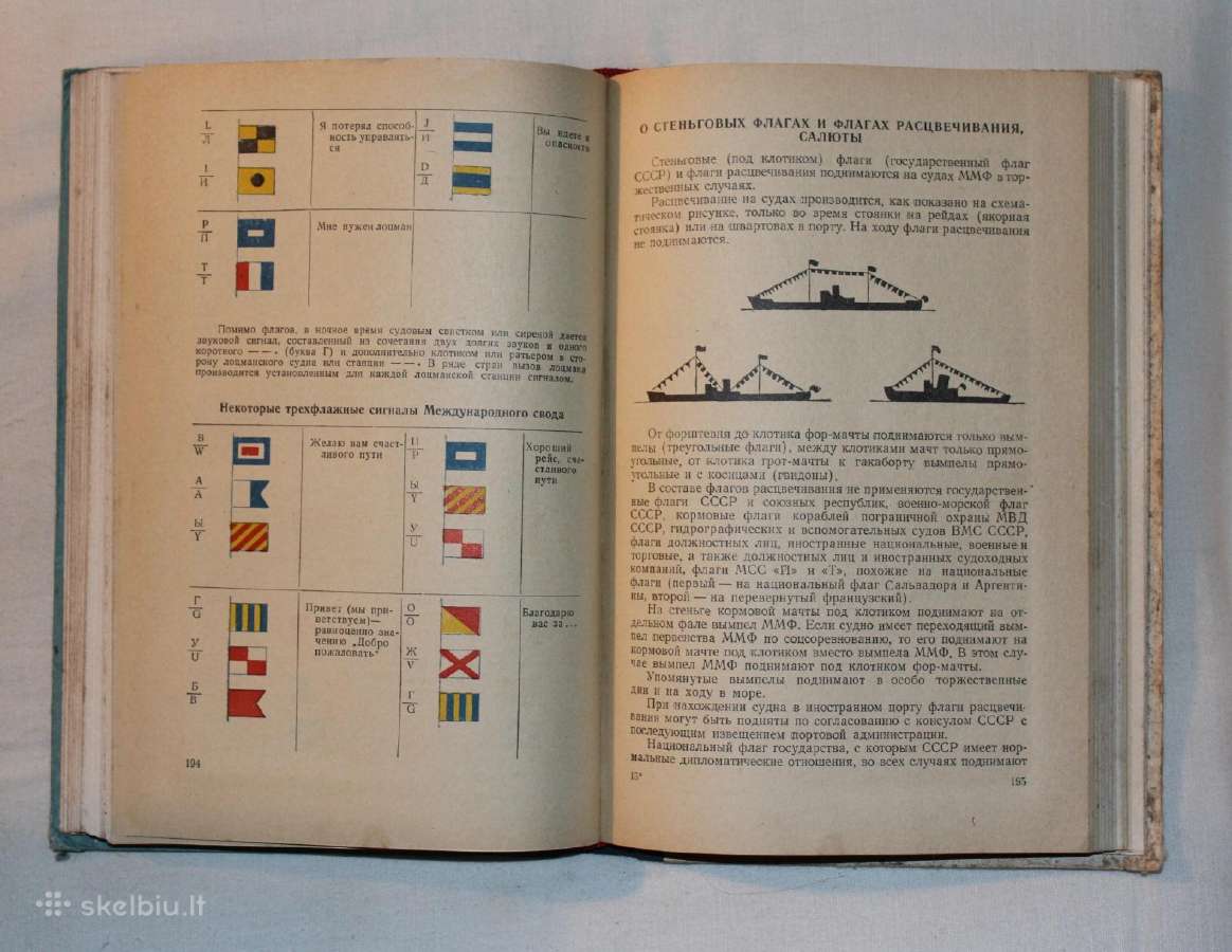 Laivo kapitono / navigatoriaus vadovas knyga 1958 - nuotraukos Nr. 12