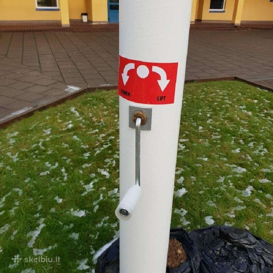 Vėliavos Stiebas 8 Metrų Baltas - nuotraukos Nr. 4