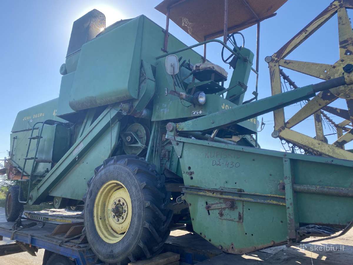 Kombainas John Deere 430 Ardomas Dalimis