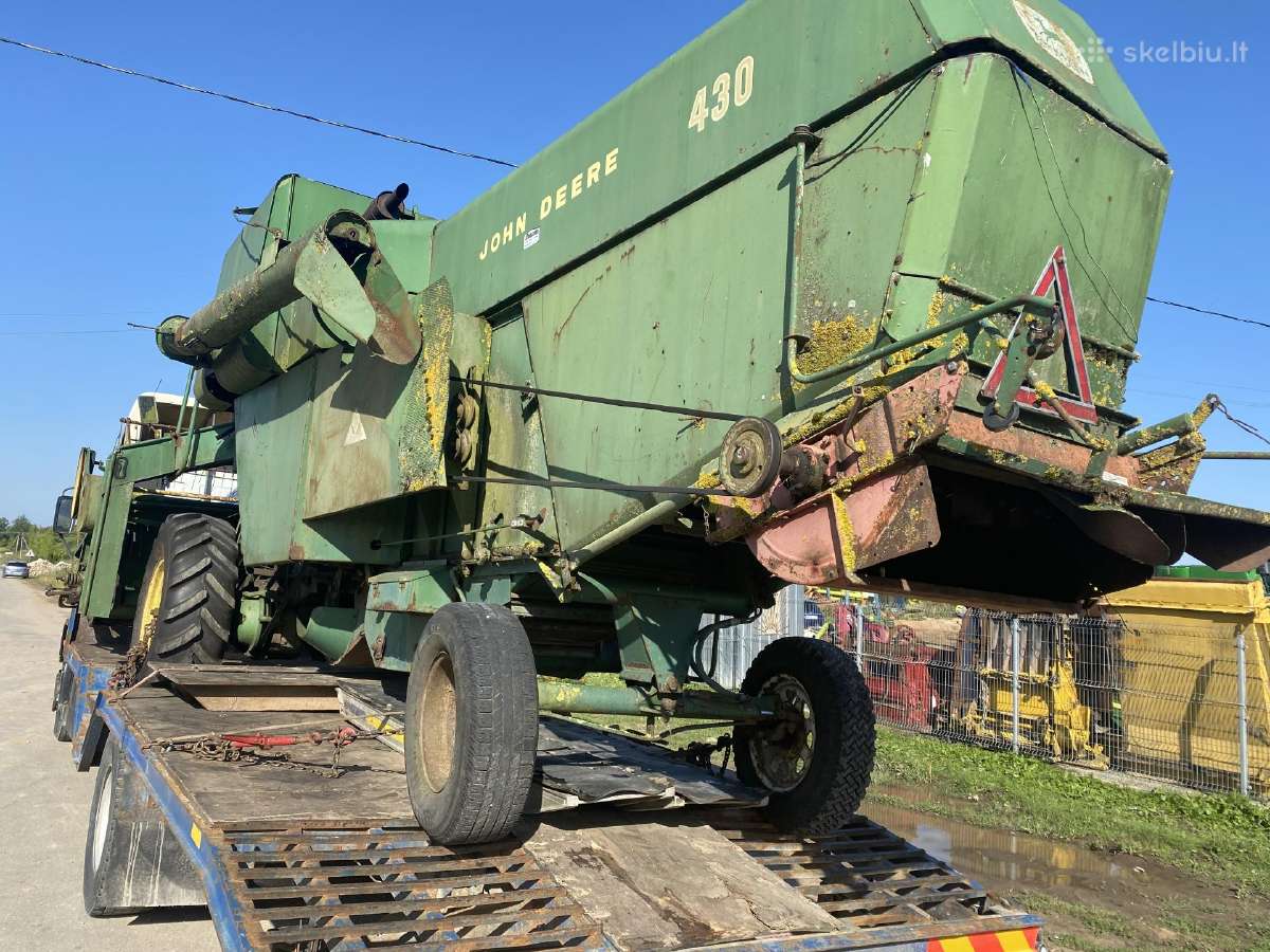 Kombainas John Deere 430 Ardomas Dalimis - nuotraukos Nr. 2