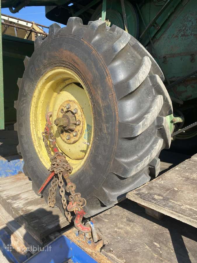 Kombainas John Deere 430 Ardomas Dalimis - nuotraukos Nr. 3