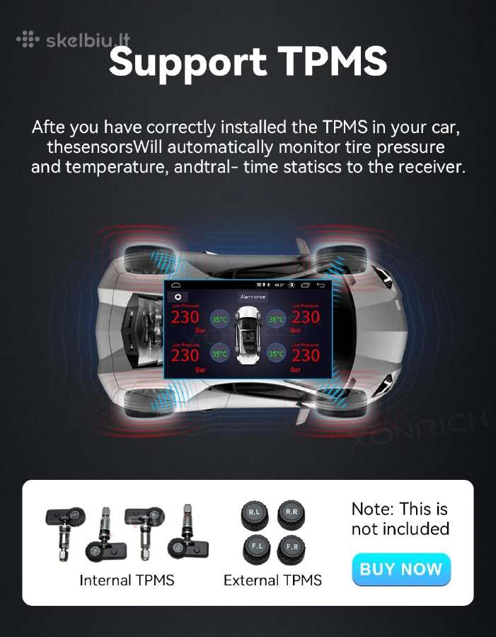Hyundai Santa Fe 2006 - 2012 android multimedija - nuotraukos Nr. 12