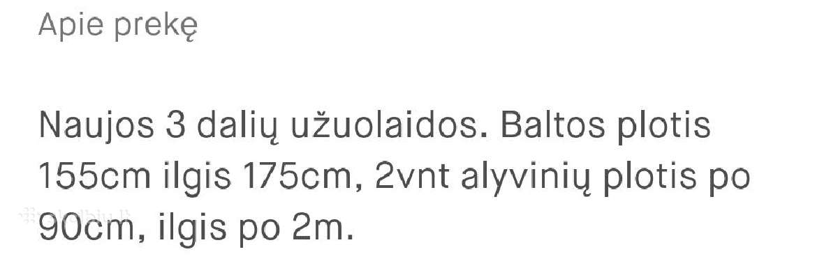 Užuolaidos - nuotraukos Nr. 6
