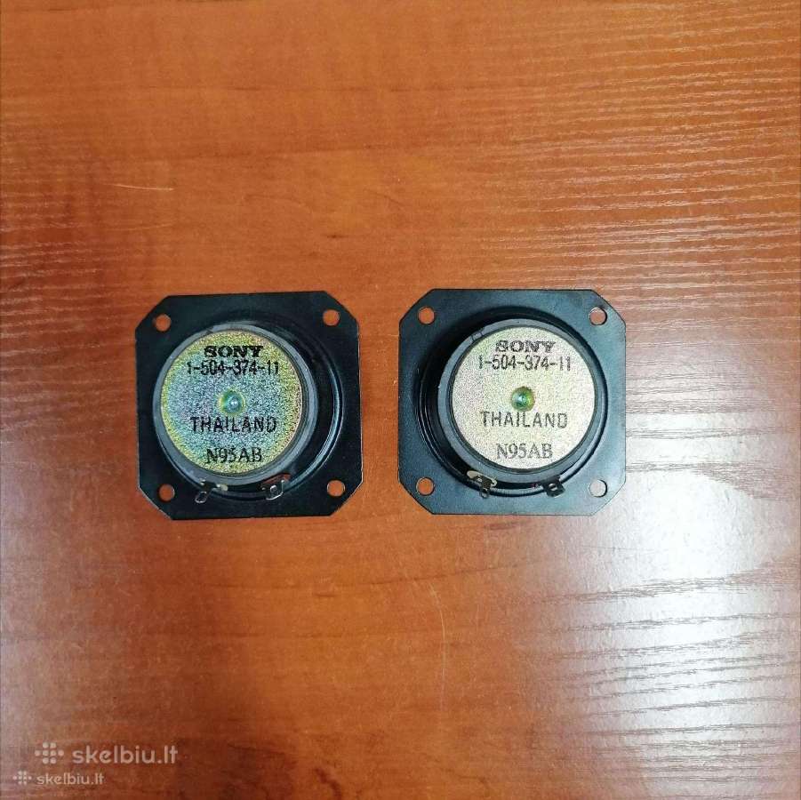 2vnt. Aukštųjų dažnių gaRSiak. Sony 1-504-374-11