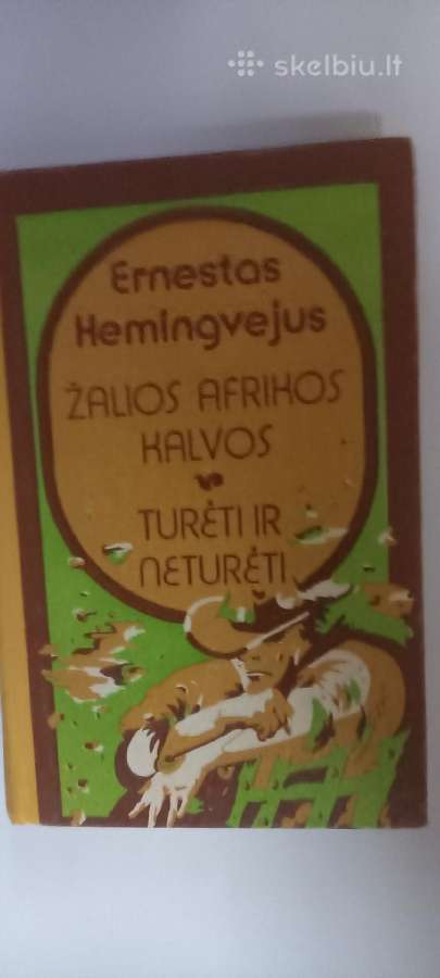 Knyga Hemingvėjus