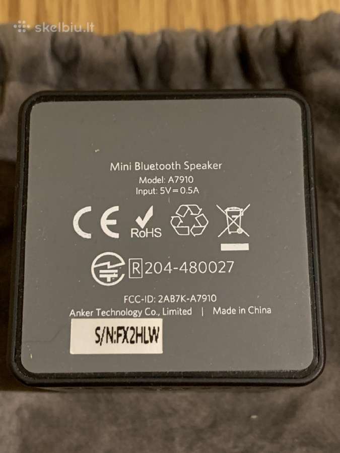 Anker mini bluetooth speaker - nuotraukos Nr. 4
