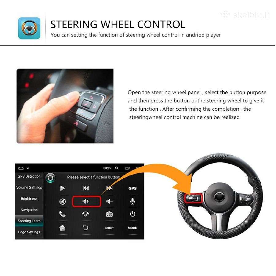 Audi A3 Android Multimedia 2003-2011 carplay - nuotraukos Nr. 9