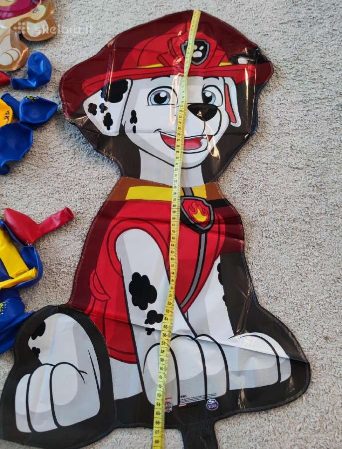 Paw Patrol balionų rinkinys su skaičiumi - nuotraukos Nr. 12