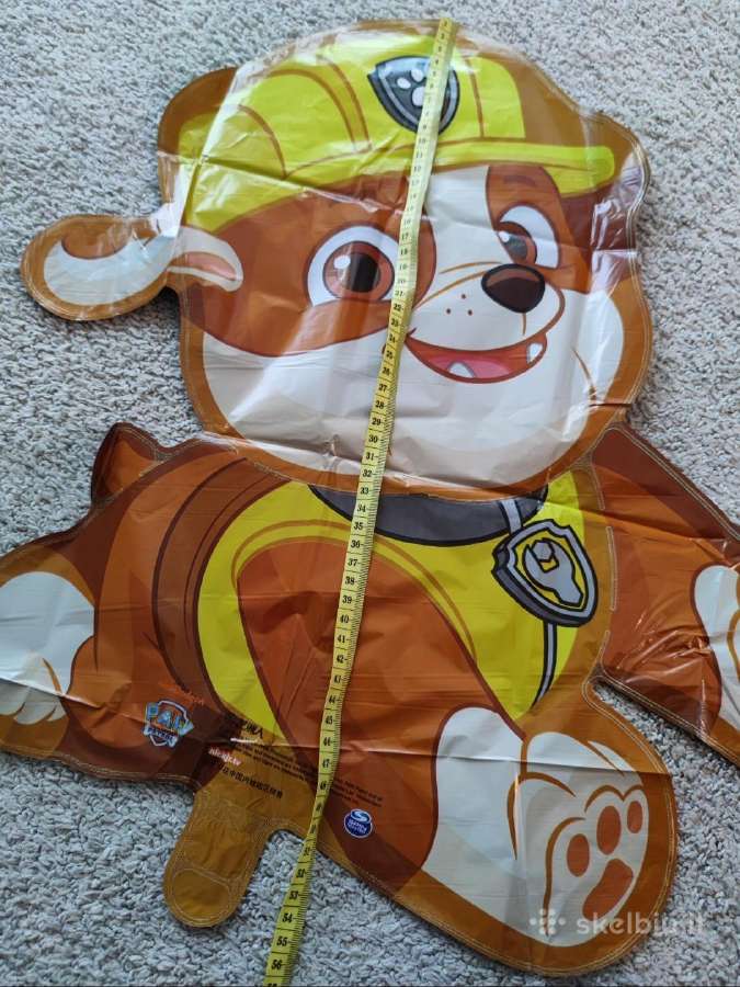 Paw Patrol balionų rinkinys su skaičiumi - nuotraukos Nr. 14