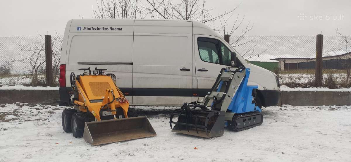 Mini ekskavatoriaus ir krautuvo nuoma be operatori - nuotraukos Nr. 5