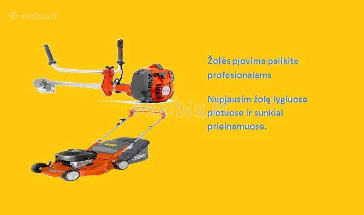 Žolės pjovimo profesionalai - nuotraukos Nr. 2