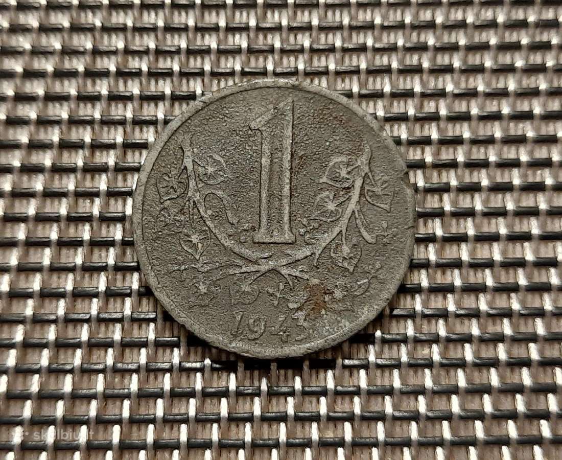 1 Koruna 1943 Čekija