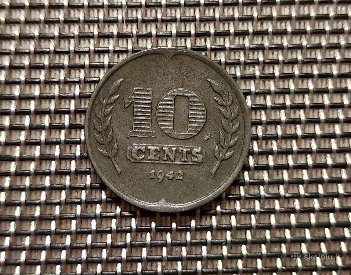 10 centų 1942 Olandija