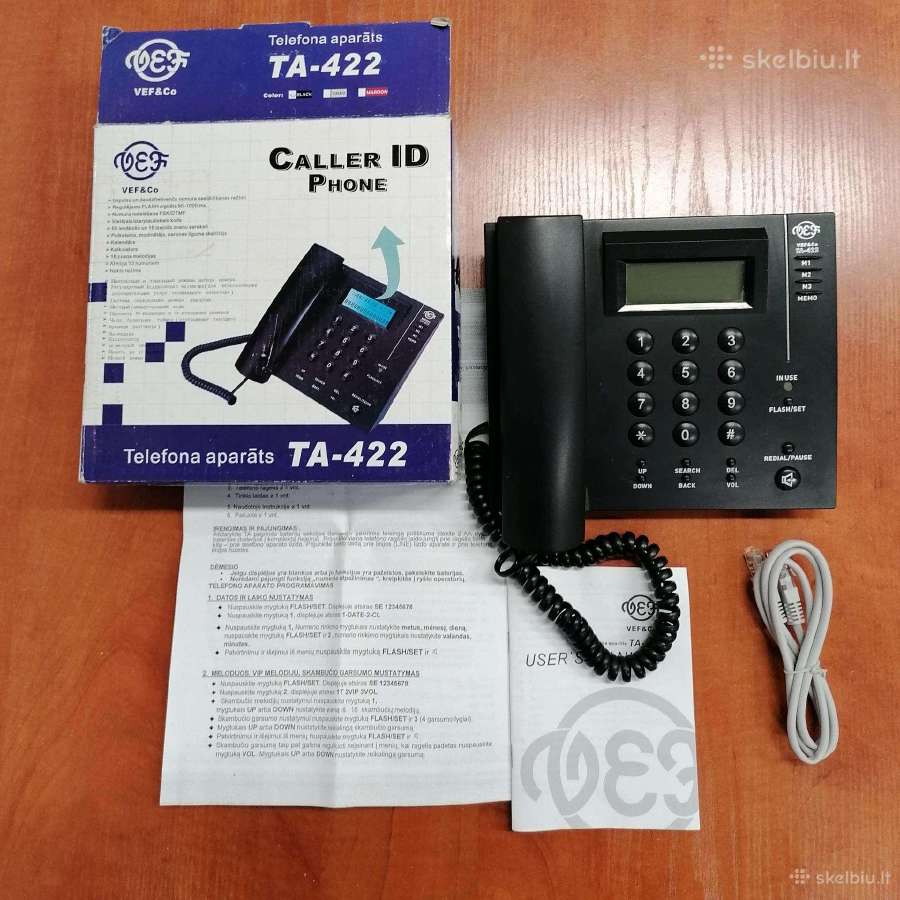 Telefonas laidinis Vef Ta-422 - nuotraukos Nr. 3