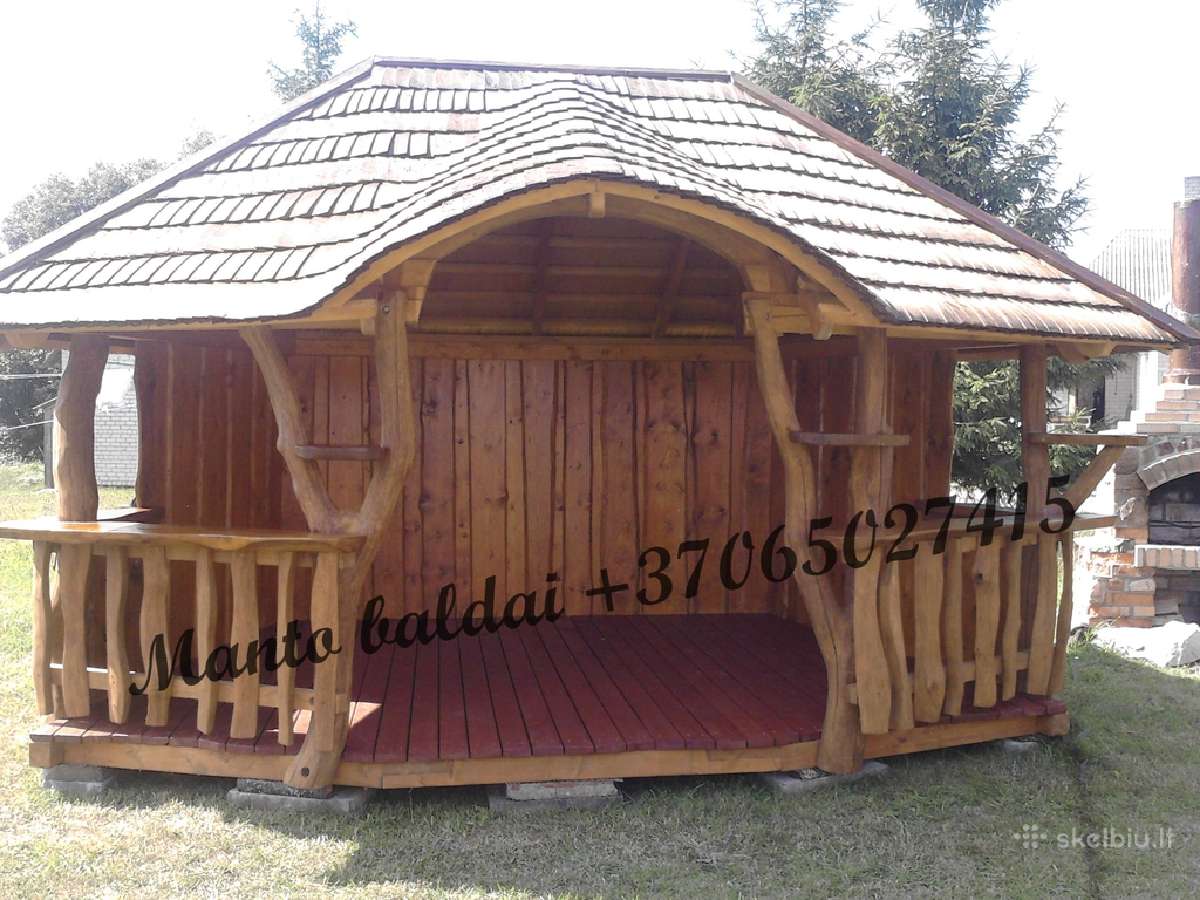 Pavėsinė Šešiakampė , ir kiti lauko baldai - nuotraukos Nr. 4
