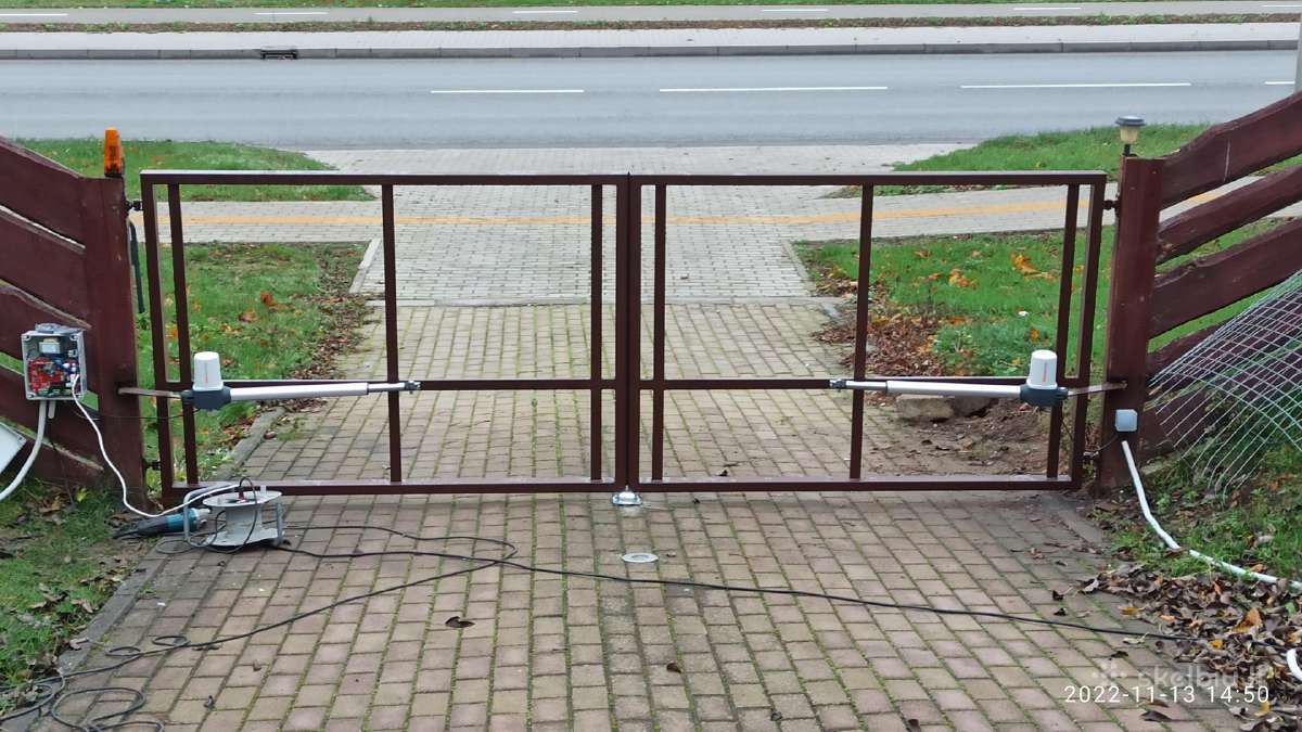 Averiamų vartų automatika,suvirinimo darbai - nuotraukos Nr. 12