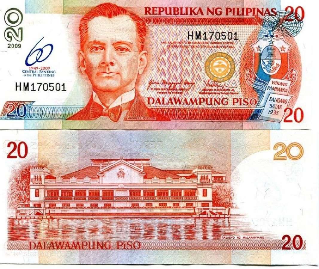 Filipinų Respublika 20 Piso 2009m P200 Unc Proginė | Skelbiu.lt Filipinų Respublika 20 Piso 2009m P200 Unc Proginė