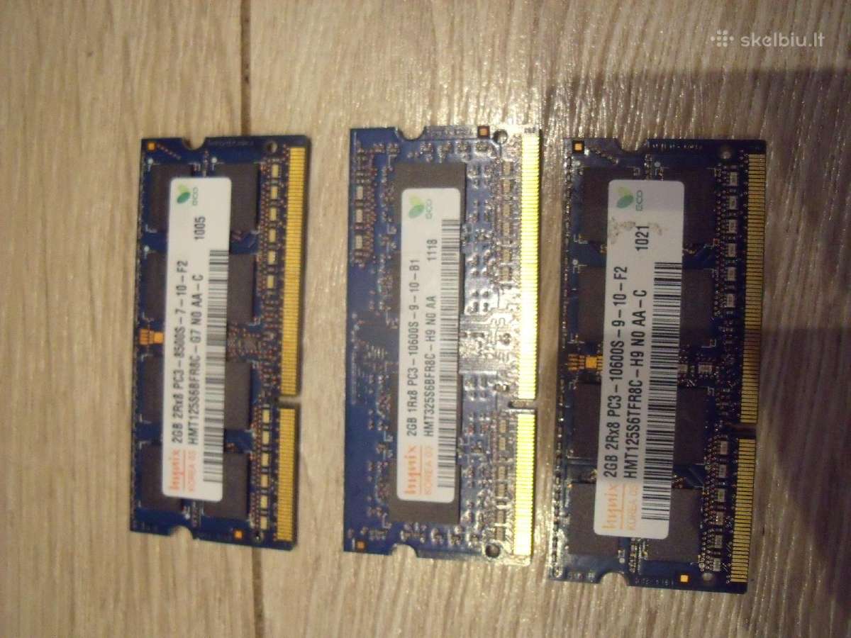 Laptopo atmintys ddr1, ddr2 , ddr3 , HDD, Cpu - nuotraukos Nr. 10