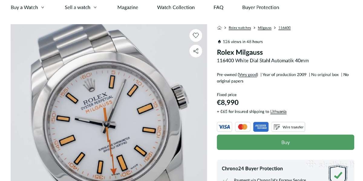 Superku Rolex ir kitus brangius laikrodzius - nuotraukos Nr. 2