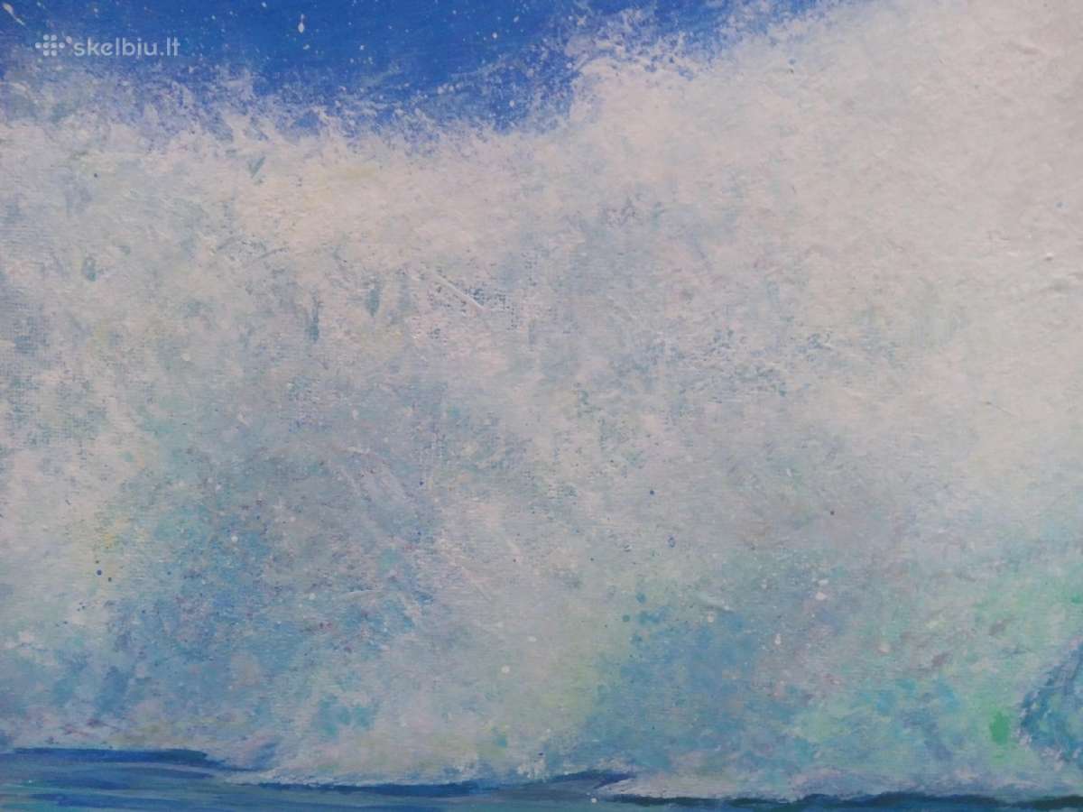 "Išsiliejimas. Iš savęs į save." 70x50 cm. - nuotraukos Nr. 5