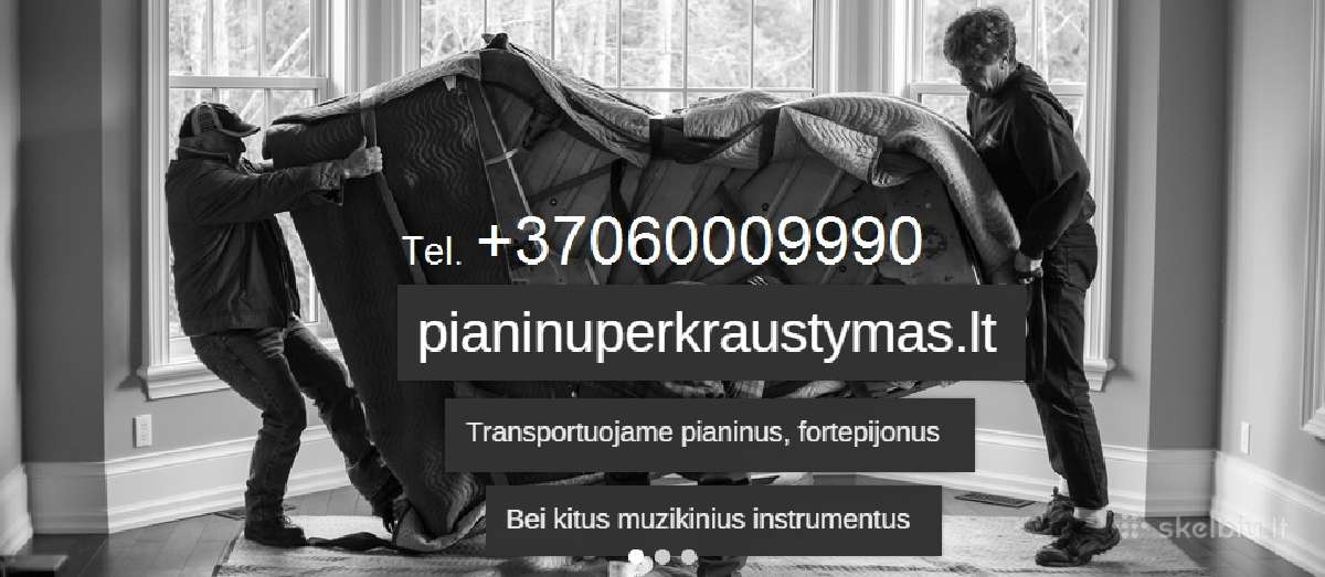 Baldų, pianinų perkraustymas, krovinių gabenimas, - nuotraukos Nr. 12