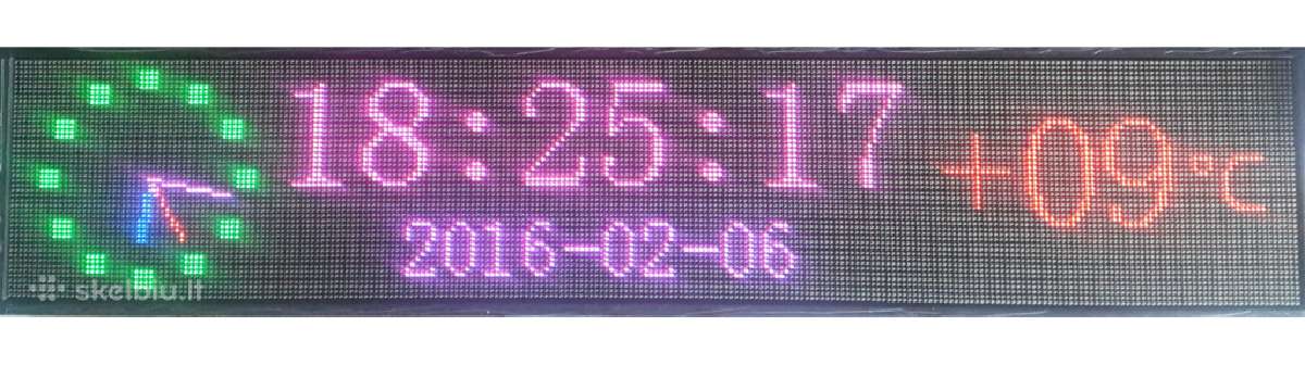 LED reklama LED švieslentės LED Display bėgančias - nuotraukos Nr. 8