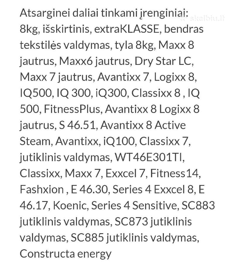 Bosch-siemens dziovyklės filtras"originalas" - nuotraukos Nr. 5