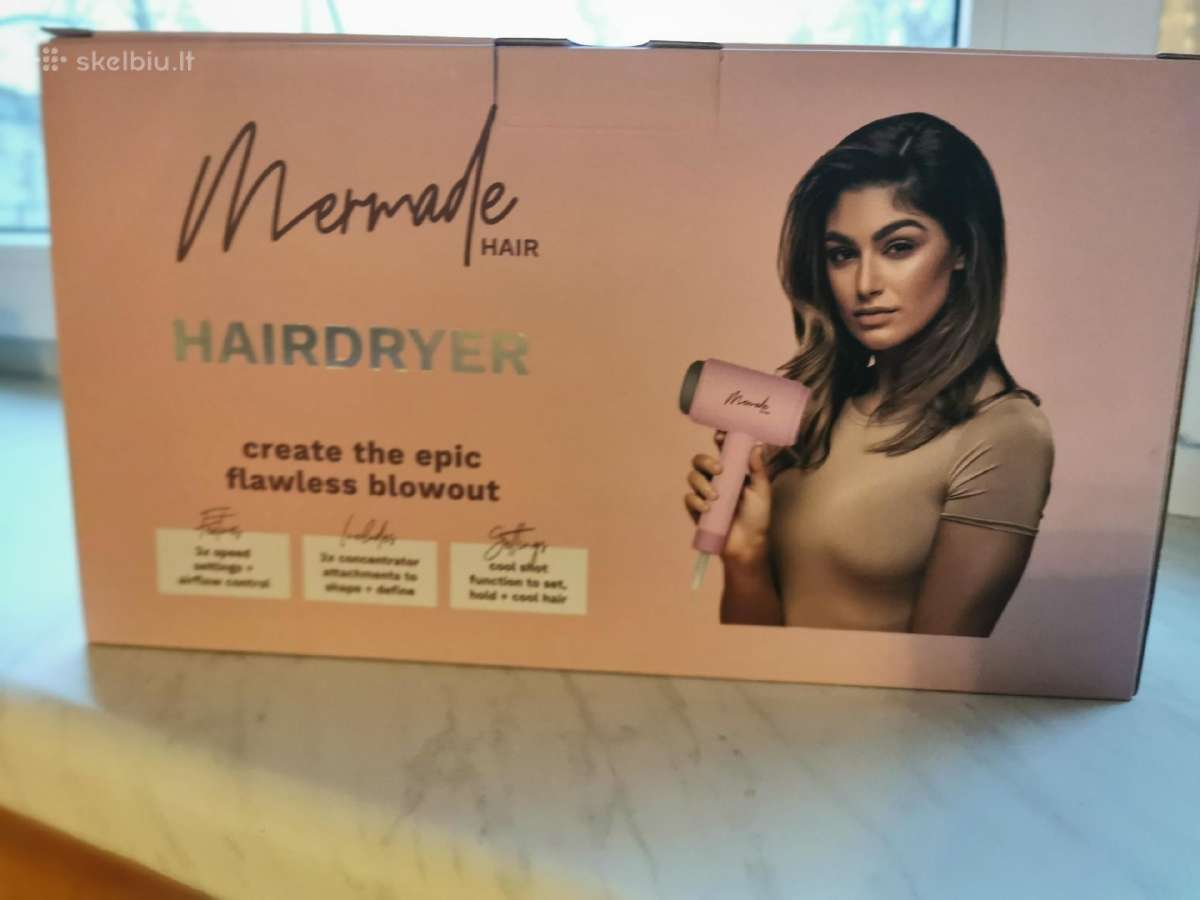Naujas plauku džiovintuvas Mermade Hair - nuotraukos Nr. 8