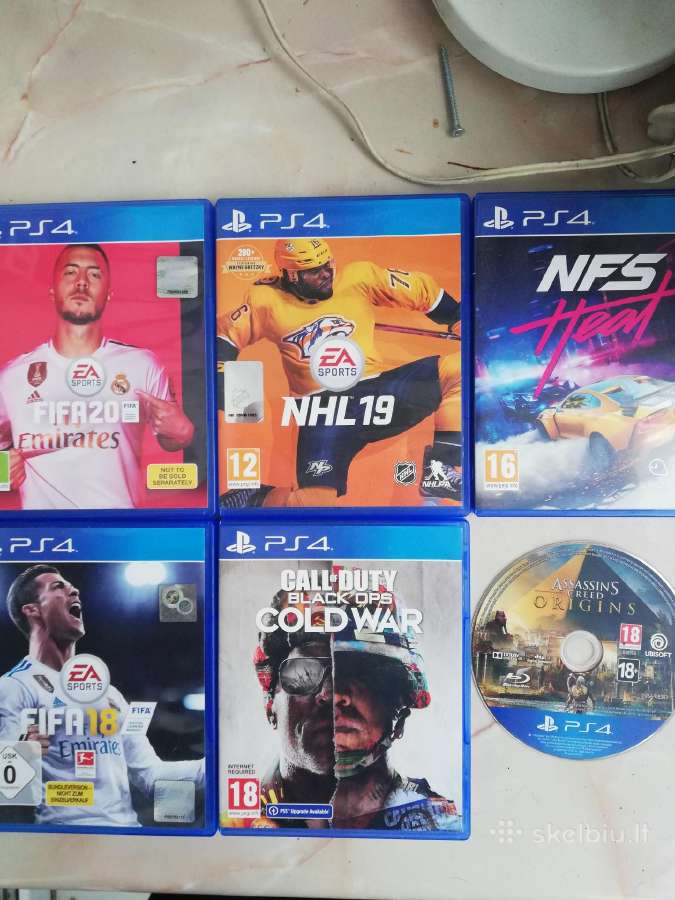 Sony Playstation žaidimai, kaip nauji, Fifa, Cod