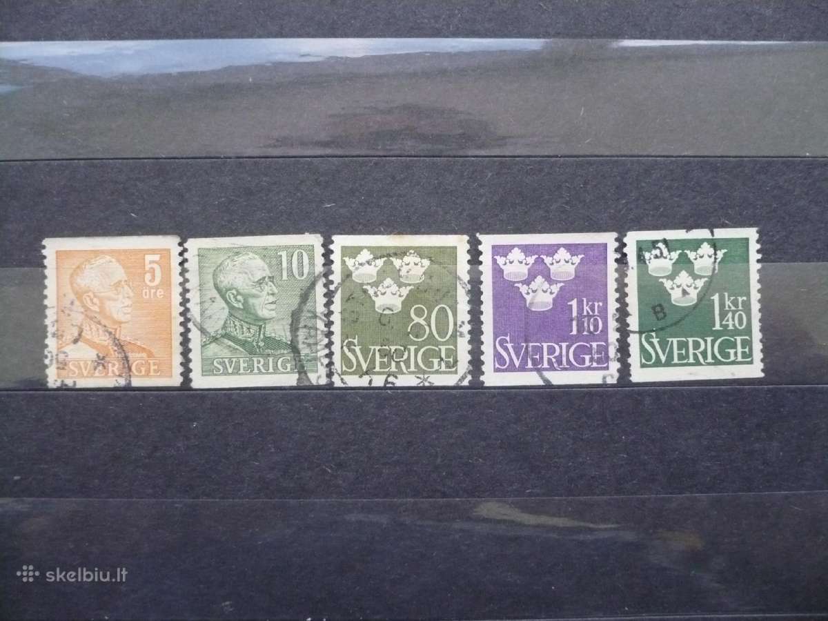 1948 Karalius Gustavas V – naujos spalvos