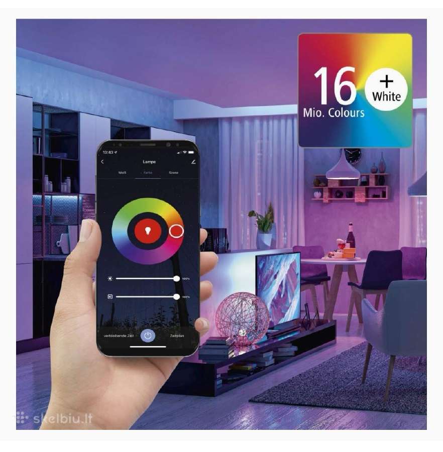 LED spalvotos išmaniosios lemputės - nuotraukos Nr. 3