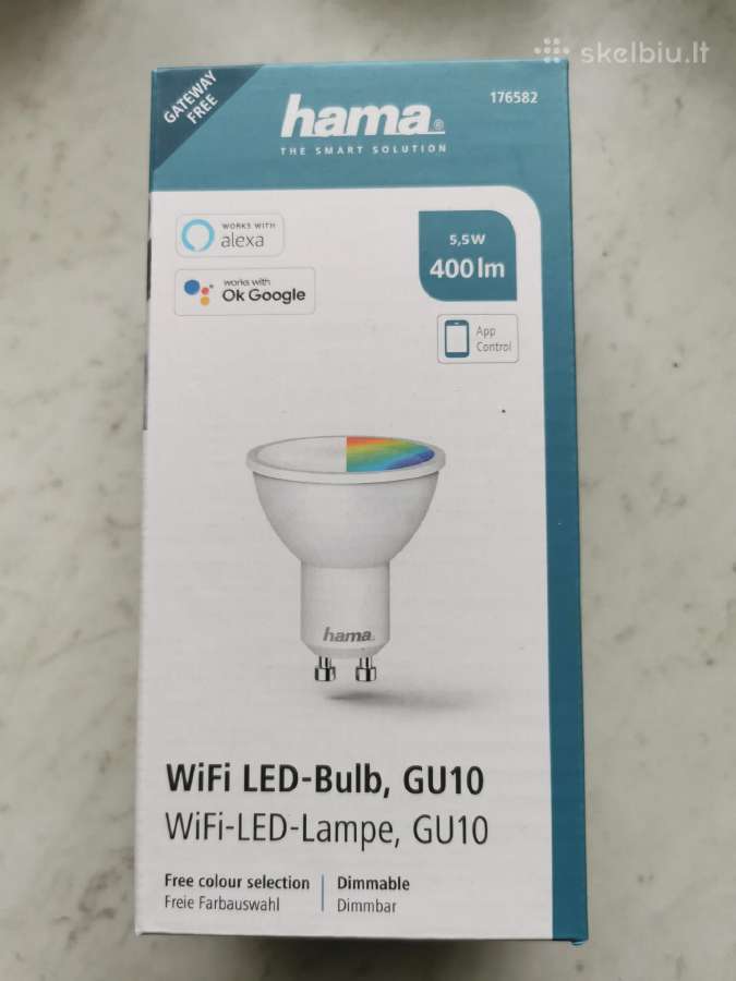 LED spalvotos išmaniosios lemputės - nuotraukos Nr. 2