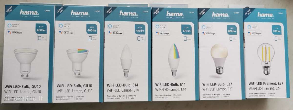 LED spalvotos išmaniosios lemputės - nuotraukos Nr. 7