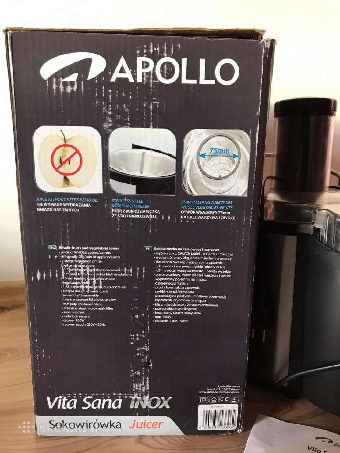 Sulčiaspaudė Apollo Sis-700-sil Vita Sana - nuotraukos Nr. 8