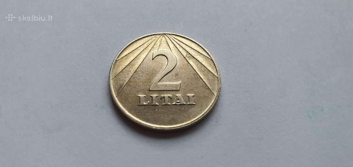 1991 2 litai Unc